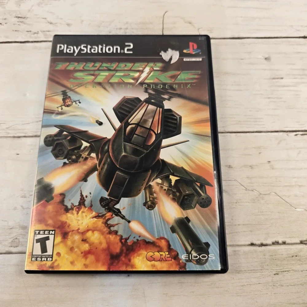 Thunderstrike Operation Phoenix Sony PlayStation 2 PS2 Game Eidos 2001 NTSC U/C